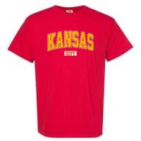 Kansas City Retro Vintage Garment-Dyed Heavyweight T-Shirt