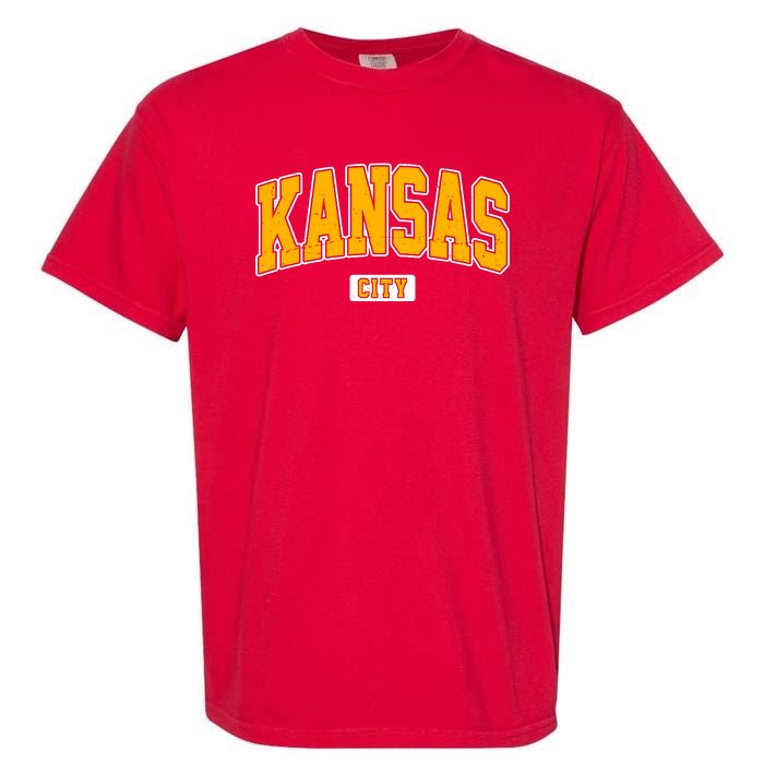 Kansas City Retro Vintage Garment-Dyed Heavyweight T-Shirt