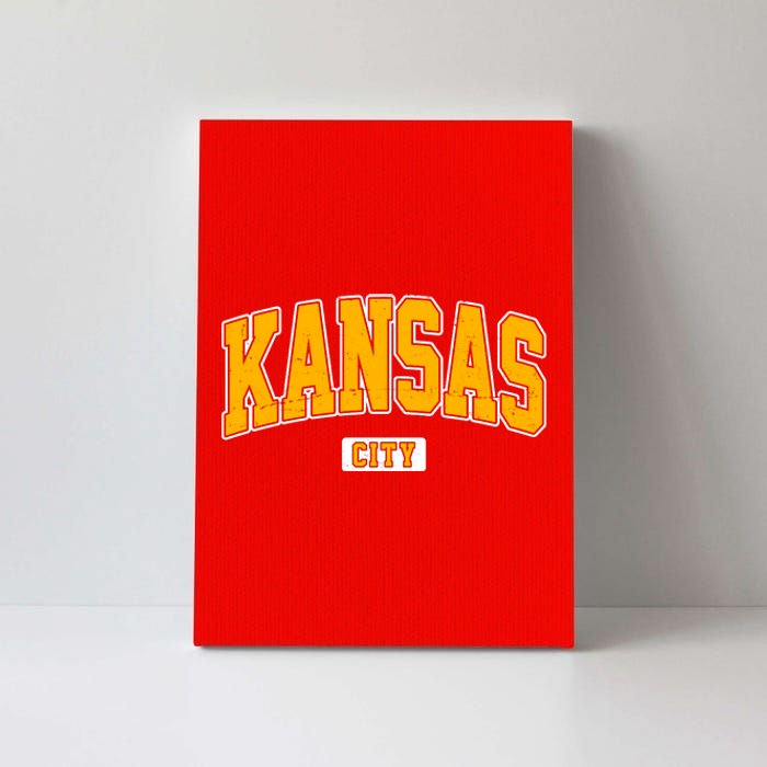 Kansas City Retro Vintage Canvas