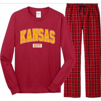 Kansas City Retro Vintage Long Sleeve Pajama Set