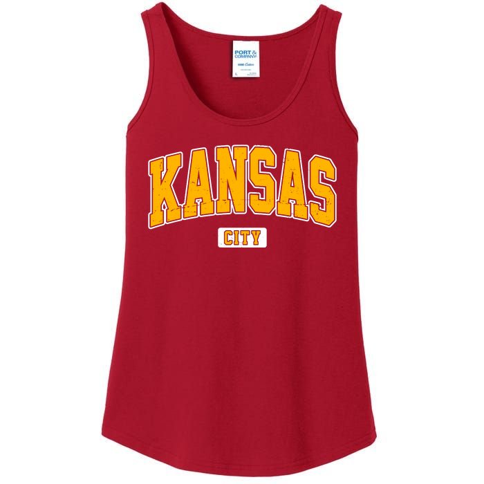 Kansas City Retro Vintage Ladies Essential Tank