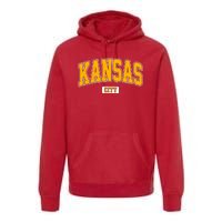 Kansas City Retro Vintage Premium Hoodie