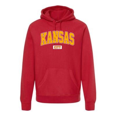 Kansas City Retro Vintage Premium Hoodie