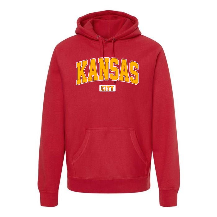 Kansas City Retro Vintage Premium Hoodie