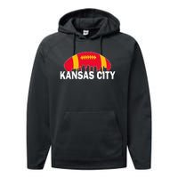 Kansas City Retro Vintage Classic Missouri Gift Kc Performance Fleece Hoodie