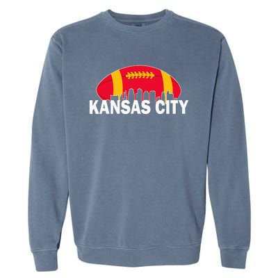 Kansas City Retro Vintage Classic Missouri Gift Kc Garment-Dyed Sweatshirt