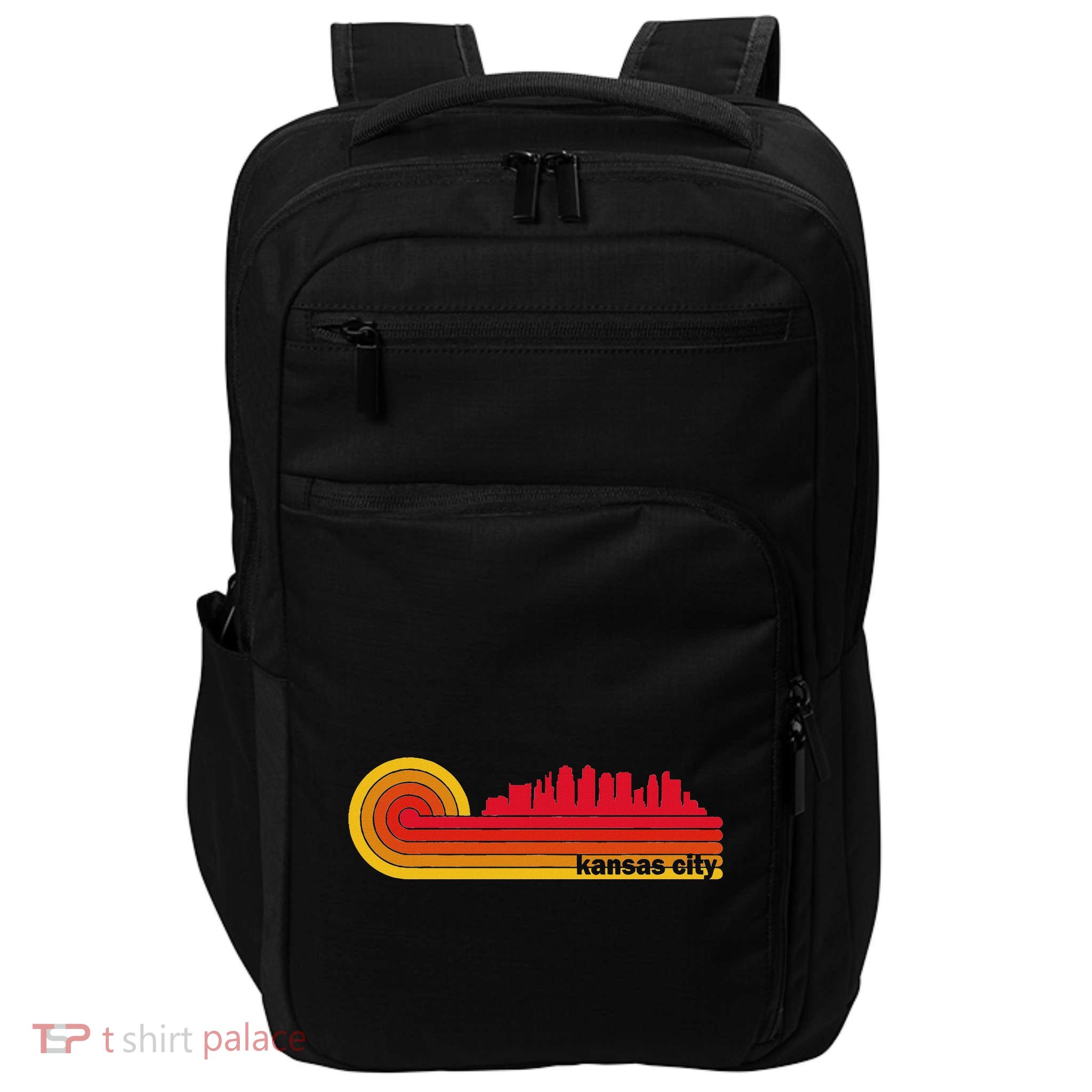 Kansas City Retro Vintage Classic Missouri Gift Kc Impact Tech Backpack