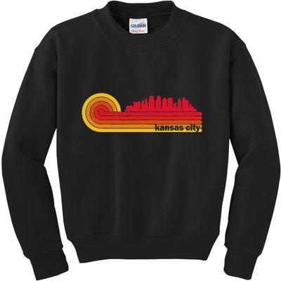 Kansas City Retro Vintage Classic Missouri Gift Kc Kids Sweatshirt