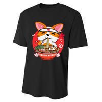 Kawaii Corgi Ra Cute Japanese Manga Anime for Dog Lovers Performance Sprint T-Shirt