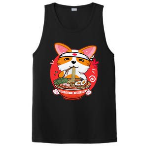 Kawaii Corgi Ra Cute Japanese Manga Anime for Dog Lovers PosiCharge Competitor Tank