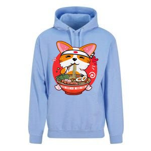 Kawaii Corgi Ra Cute Japanese Manga Anime for Dog Lovers Unisex Surf Hoodie