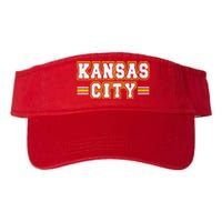 Kansas City Retro Style Kc Fan Gift Valucap Bio-Washed Visor