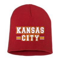 Kansas City Retro Style Kc Fan Gift Short Acrylic Beanie