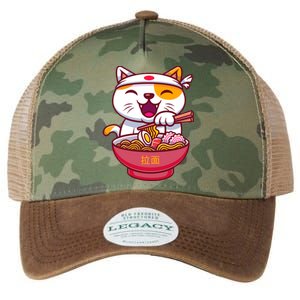 Kawaki Cat Ramen Anime Cartoon Legacy Tie Dye Trucker Hat