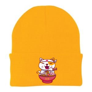 Kawaki Cat Ramen Anime Cartoon Knit Cap Winter Beanie