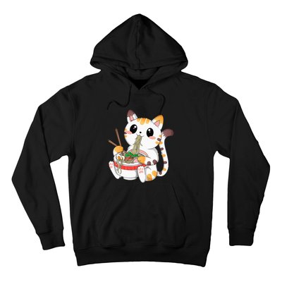 Kawaii Cat Ramen Noodles Anime Neko Japanese Manga Otaku Hoodie