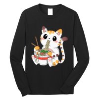 Kawaii Cat Ramen Noodles Anime Neko Japanese Manga Otaku Long Sleeve Shirt