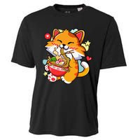 Kawaii Cat Ra Anime Japanese Food Girls Teenager Cooling Performance Crew T-Shirt