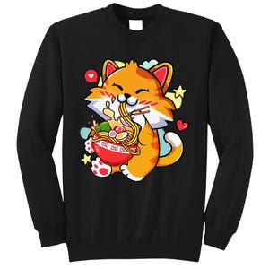 Kawaii Cat Ra Anime Japanese Food Girls Teenager Sweatshirt