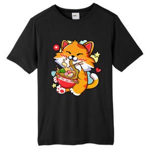 Kawaii Cat Ra Anime Japanese Food Girls Teenager Tall Fusion ChromaSoft Performance T-Shirt