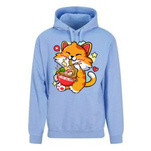 Kawaii Cat Ra Anime Japanese Food Girls Teenager Unisex Surf Hoodie