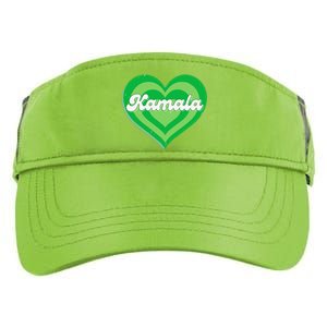 Khive Cool Retro Kamala Lime Green Adult Drive Performance Visor