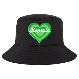 Khive Cool Retro Kamala Lime Green Cool Comfort Performance Bucket Hat