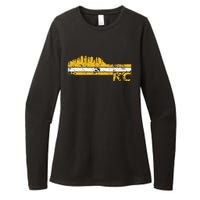 Kansas City Retro Vintage Classic Missouri Gift Kc Womens CVC Long Sleeve Shirt