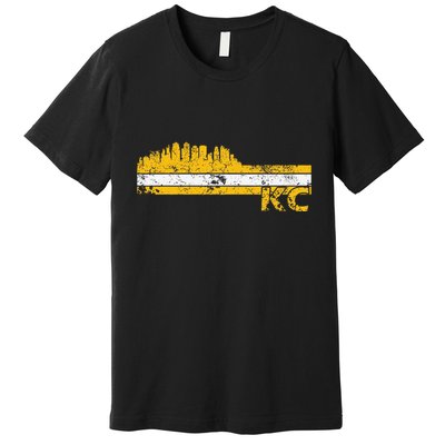 Kansas City Retro Vintage Classic Missouri Gift Kc Premium T-Shirt