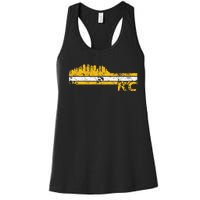 Kansas City Retro Vintage Classic Missouri Gift Kc Women's Racerback Tank