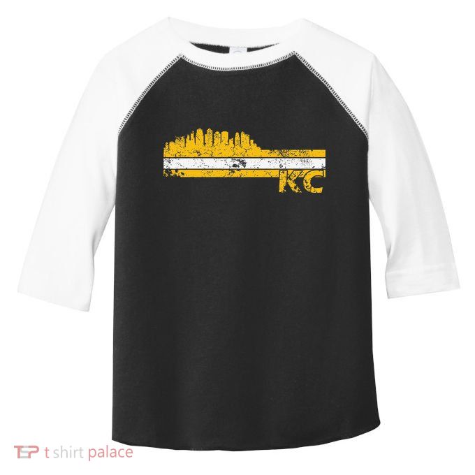 Kansas City Retro Vintage Classic Missouri Gift Kc Toddler Fine Jersey T-Shirt