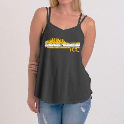 Kansas City Retro Vintage Classic Missouri Gift Kc Women's Strappy Tank