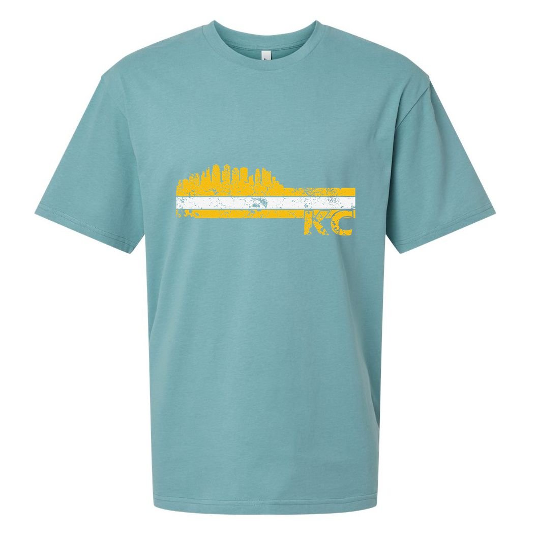 Kansas City Retro Vintage Classic Missouri Gift Kc Sueded Cloud Jersey T-Shirt