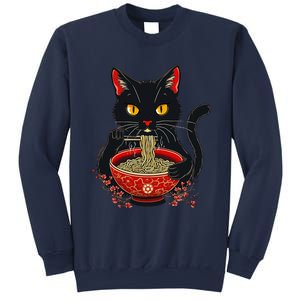 Kawaii Cat Ramen Noodles Funny Anime Gift Sweatshirt