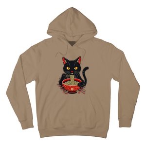 Kawaii Cat Ramen Noodles Funny Anime Gift Hoodie