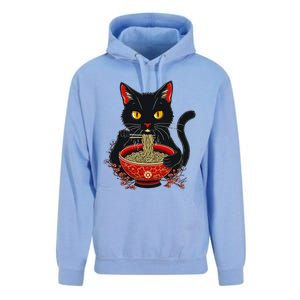 Kawaii Cat Ramen Noodles Funny Anime Gift Unisex Surf Hoodie