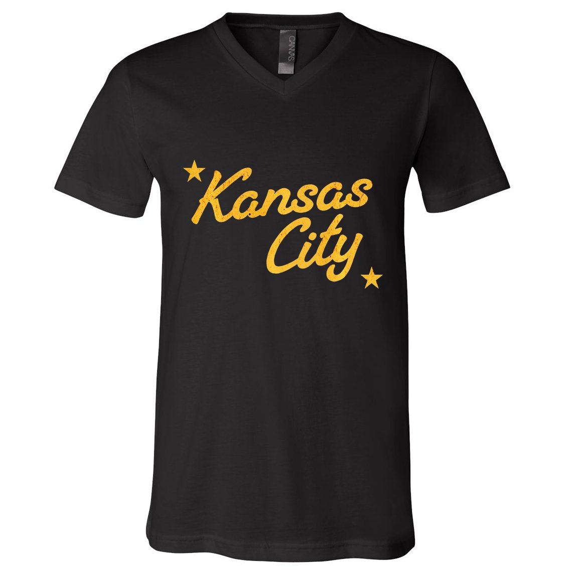 Kansas City Retro Apparel Kc V-Neck T-Shirt