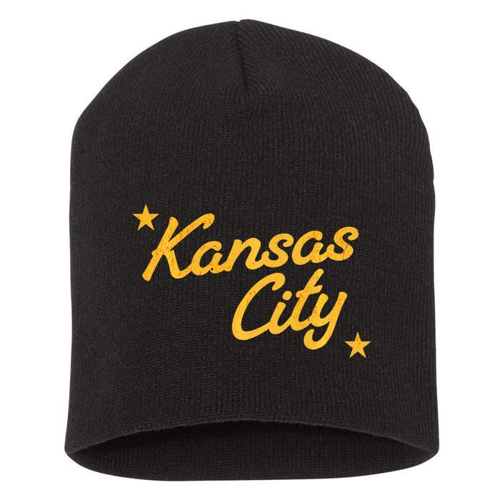 Kansas City Retro Apparel Kc Short Acrylic Beanie