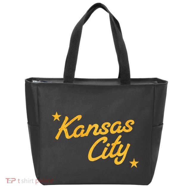 Kansas City Retro Apparel Kc Zip Tote Bag