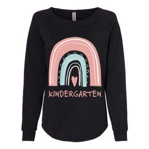 Kindergarten Cute Rainbow Kindergarten Teacher Appreciation Gift Womens California Wash Sweatshirt