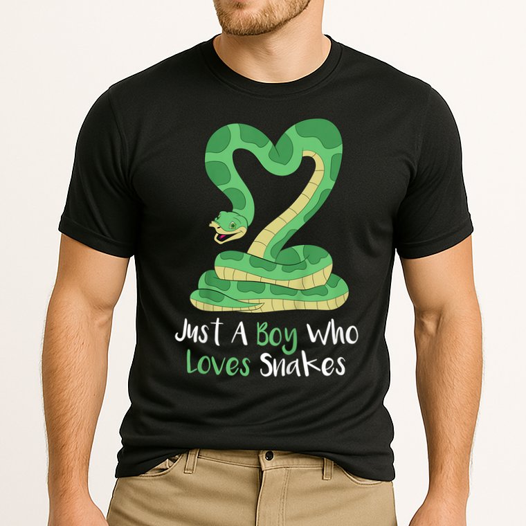 Kids Cute Snake | Boa Constrictor Cooling Performance Crew T-Shirt