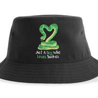 Kids Cute Snake | Boa Constrictor Sustainable Bucket Hat