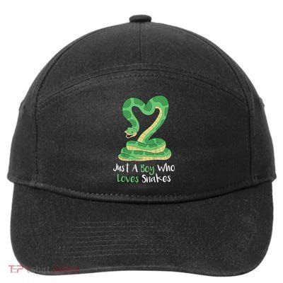Kids Cute Snake | Boa Constrictor 7-Panel Snapback Hat