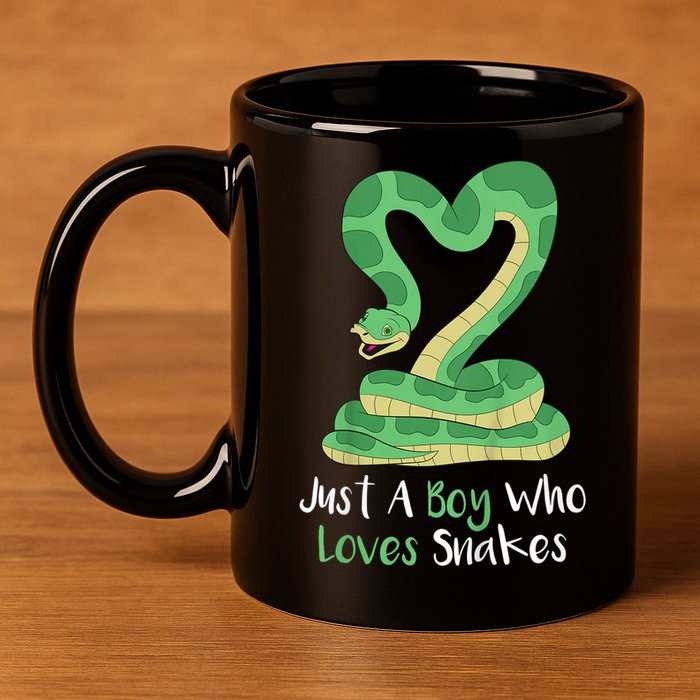 Kids Cute Snake | Boa Constrictor 11oz C Handle Ceramic Mug