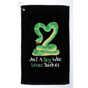 Kids Cute Snake | Boa Constrictor Platinum Collection Golf Towel