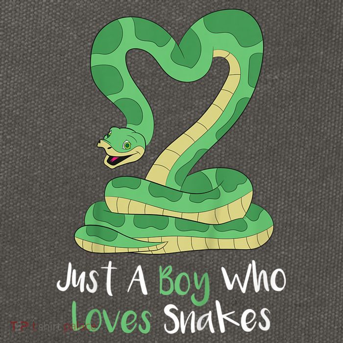 Kids Cute Snake | Boa Constrictor Cotton Canvas Backpack