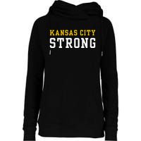 Kansas City Strong Womens Funnel Neck Pullover Hood