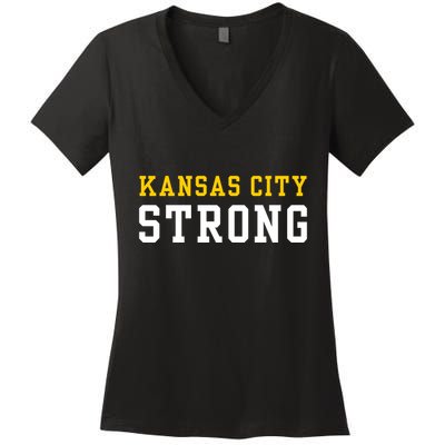 Kansas City Strong Women's V-Neck T-Shirt