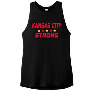 Kansas City Strong Ladies PosiCharge Tri-Blend Wicking Tank