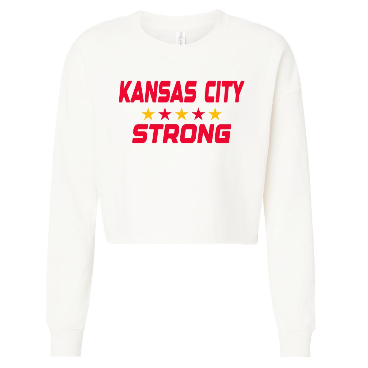 Kansas City Strong Cropped Pullover Crew